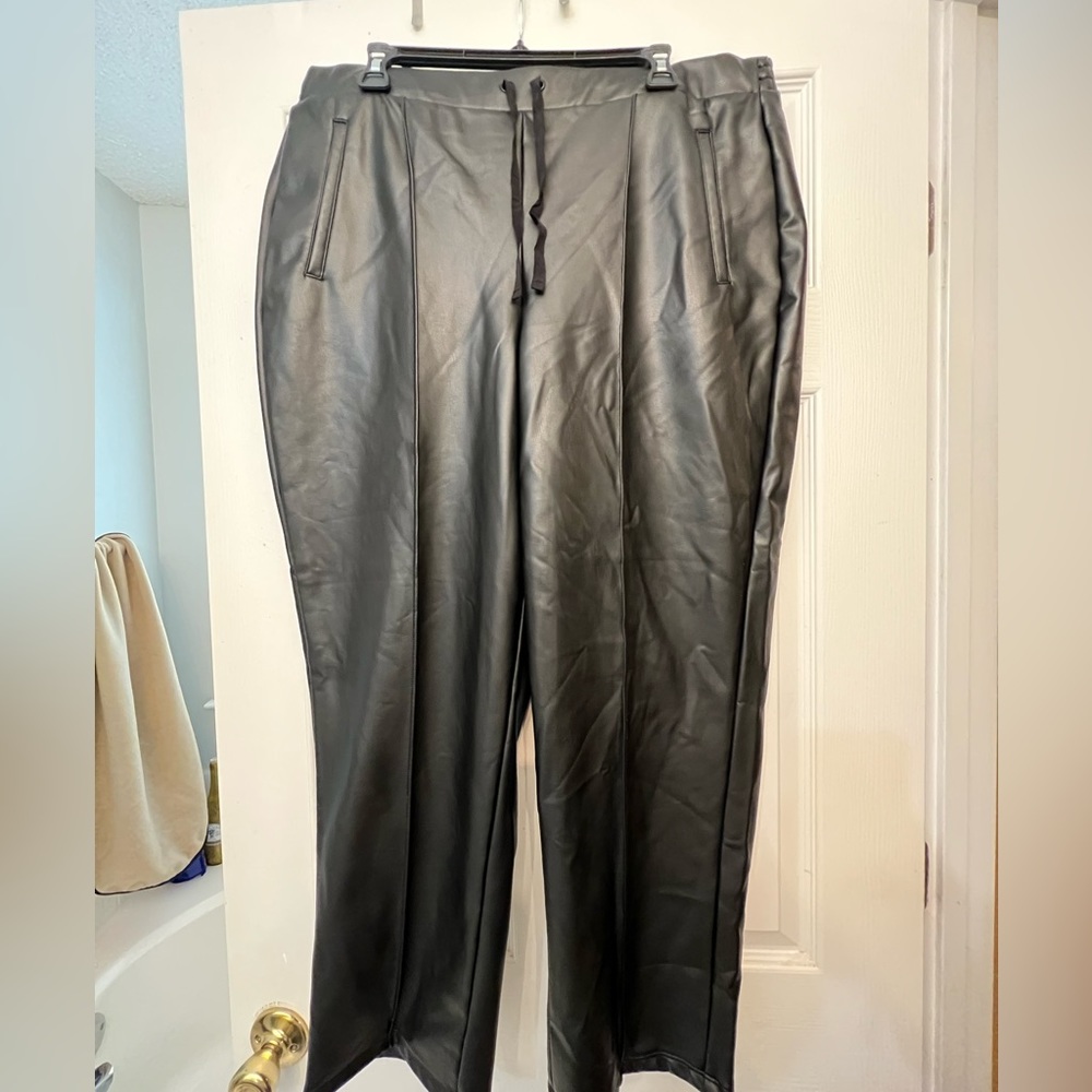 Simply Vera Wang Faux Leather Pants.